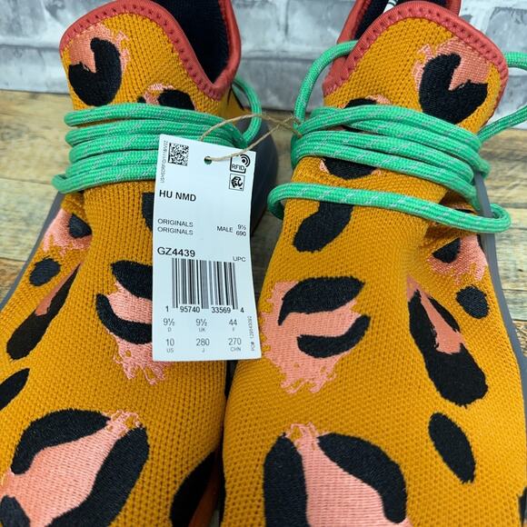 Adidas X Pharrell Williams Human Race NMD Animal Print GZ4439 Mens Size 10 New - Picture 4 of 7